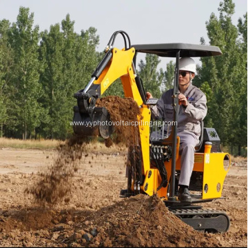 1.5ton Hot-Sell Mini Digger with Hammer Auger Grapple